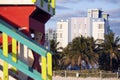 Art Deco architecture of Miami Beach Royalty Free Stock Photo