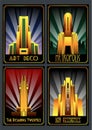 Art Deco Architecture Poster Set