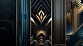 Art Deco Backgrounds Feature Exquisite Patterns, Geometric Shapes, and Opulent Colors