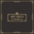 Art deco border and frame template