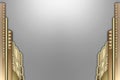 Art Deco building border Royalty Free Stock Photo