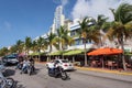 Art deco buildings in Miami Beach, Florida. Royalty Free Stock Photo