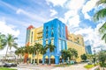 Art deco buildings in Miami Royalty Free Stock Photo