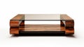 Art Deco Coffee Table With Glass Top - High Resolution, Luxurious Design