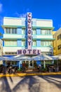 Art Deco Colony Hotel at Ocean Drive in Miami Beach