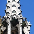 art deco on the crossing tower of the Cologne Cathedral Royalty Free Stock Photo