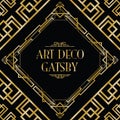 Art deco gatsby style