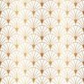Art deco gold seamless pattern. Repeated golden fan patern. Abstract nouveau background prints design. Repeating geometric lattice Royalty Free Stock Photo
