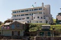 Art Deco Hotel on Burgh Island Devon England.