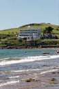 Art Deco Hotel on Burgh Island Devon England.