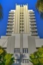 Art Deco Hotel - Miami Beach, Florida Royalty Free Stock Photo