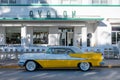 Art deco hotel on Ocean Drive in Miami Beach, Florida.