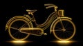 Art deco inspired bicycle