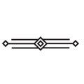 Art deco line border. Modern arabic black frames, decorative lines borders and geometric label frame vector design Royalty Free Stock Photo