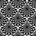 Art Deco motif in seamless decorative geometric pattern Royalty Free Stock Photo