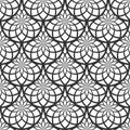 Art Deco motif in seamless decorative geometric pattern Royalty Free Stock Photo