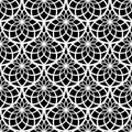 Art Deco motif in seamless decorative geometric pattern Royalty Free Stock Photo