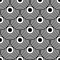 Art Deco motif in seamless geometric pattern