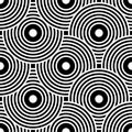 Art Deco motif in seamless geometric pattern Royalty Free Stock Photo