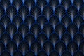 Blue Art deco background