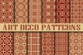 Art Deco Patterns Royalty Free Stock Photo