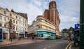 The Art Deco Roddis House on Old Christchurch Road in Bournemouth, Dorset, UK Royalty Free Stock Photo