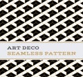 Art Deco seamless pattern black white and gold colours 12