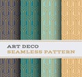 Art Deco seamless pattern 05