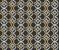 Art Deco seamless vintage wallpaper pattern Royalty Free Stock Photo