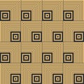 Art Deco seamless vintage wallpaper pattern Royalty Free Stock Photo