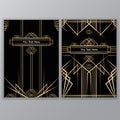 Art Deco A4 set, set retro for vintage party 1920