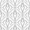 Art deco simple linear seamless pattern