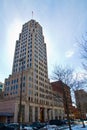 Art Deco Skyscraper in Winter Downtown Fort Wayne