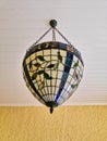 Art Deco Stained Glass Light Shade