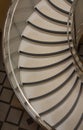 Art Deco style spiral staircase from above