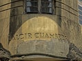 Art Deco typography,office building Temarind Lane Fort Bombay, Mumbai