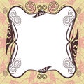 Art deco vintage frame