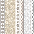 Art deco vintage silk wallpaper with ethnic motifs and bohemian elements. Royalty Free Stock Photo