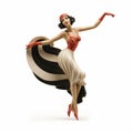 Art Deco Whirlwind Dancer Sculpture Figurine