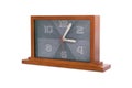 Art deco wooden clock