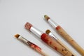 Art dirty brushes photograph Royalty Free Stock Photo