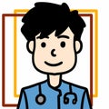 art doctor avatar character icon