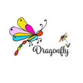 Art dragonfly, sketch for your design