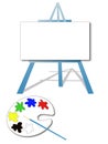 Art easel Royalty Free Stock Photo