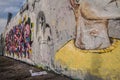 Art at East side of Berlin Wall, Berliner Mauer, Berlin Royalty Free Stock Photo
