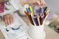 Art education and children activities concept Royalty Free Stock Photo