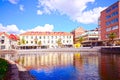 The art-enriched city of BorÃÂ¥s Royalty Free Stock Photo