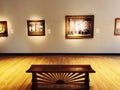 An art exhibition inside New Britain Museum of American Art