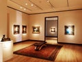 An art exhibition inside New Britain Museum of American Art