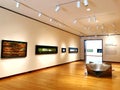 An art exhibition inside New Britain Museum of American Art Royalty Free Stock Photo